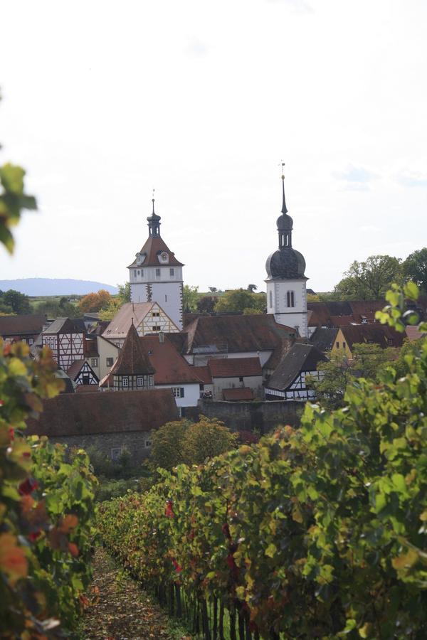 Gaestehaus Am Westtor Hotel Prichsenstadt Bagian luar foto